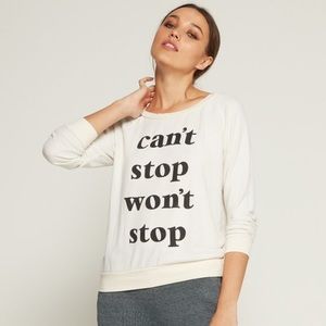 Sol Angeles “Can’t Stop Won’t Stop” Sweater